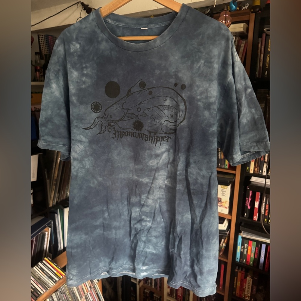 Moonworshipper Records - Comp. I XL Shirt Overdyed By Play Craze Black Metal